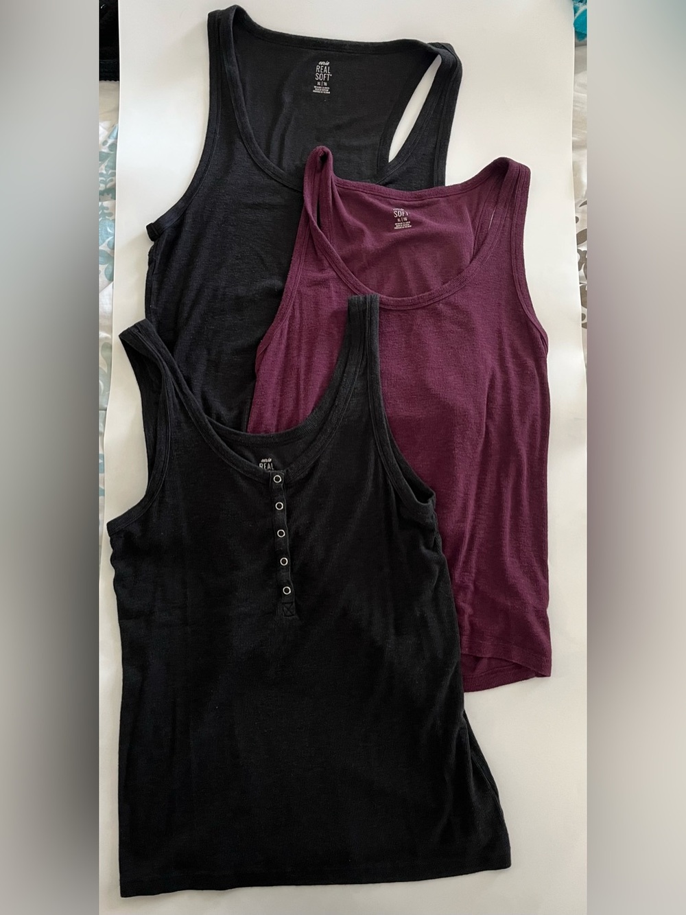 Aerie Real Soft Tank Tops. 3 pack. Size XL.
